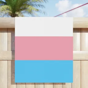 Trans Coloured Trans Pride Beach Towels