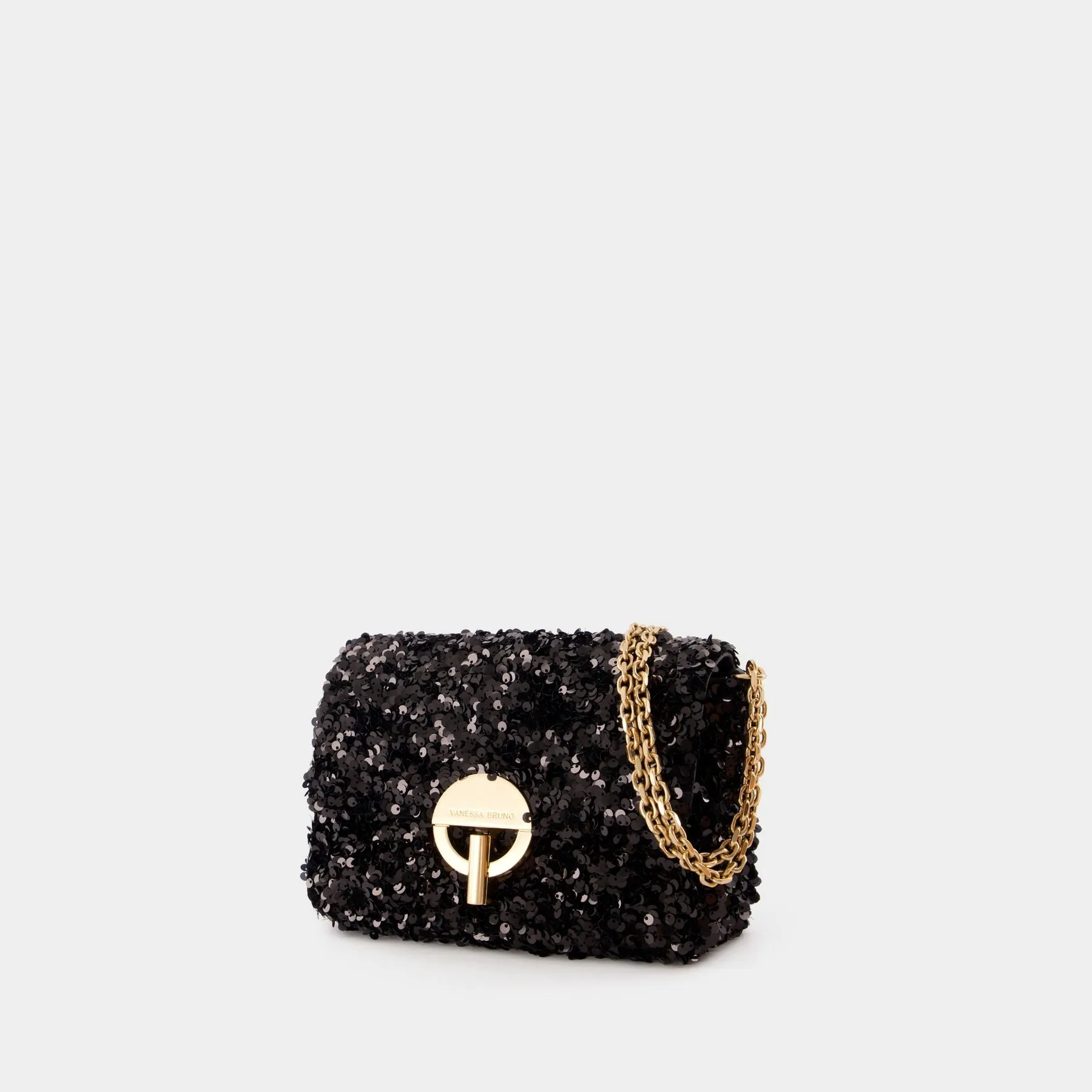 Vanessa Bruno  Moon Crossbody - Vanessa Bruno - Cotton - Black