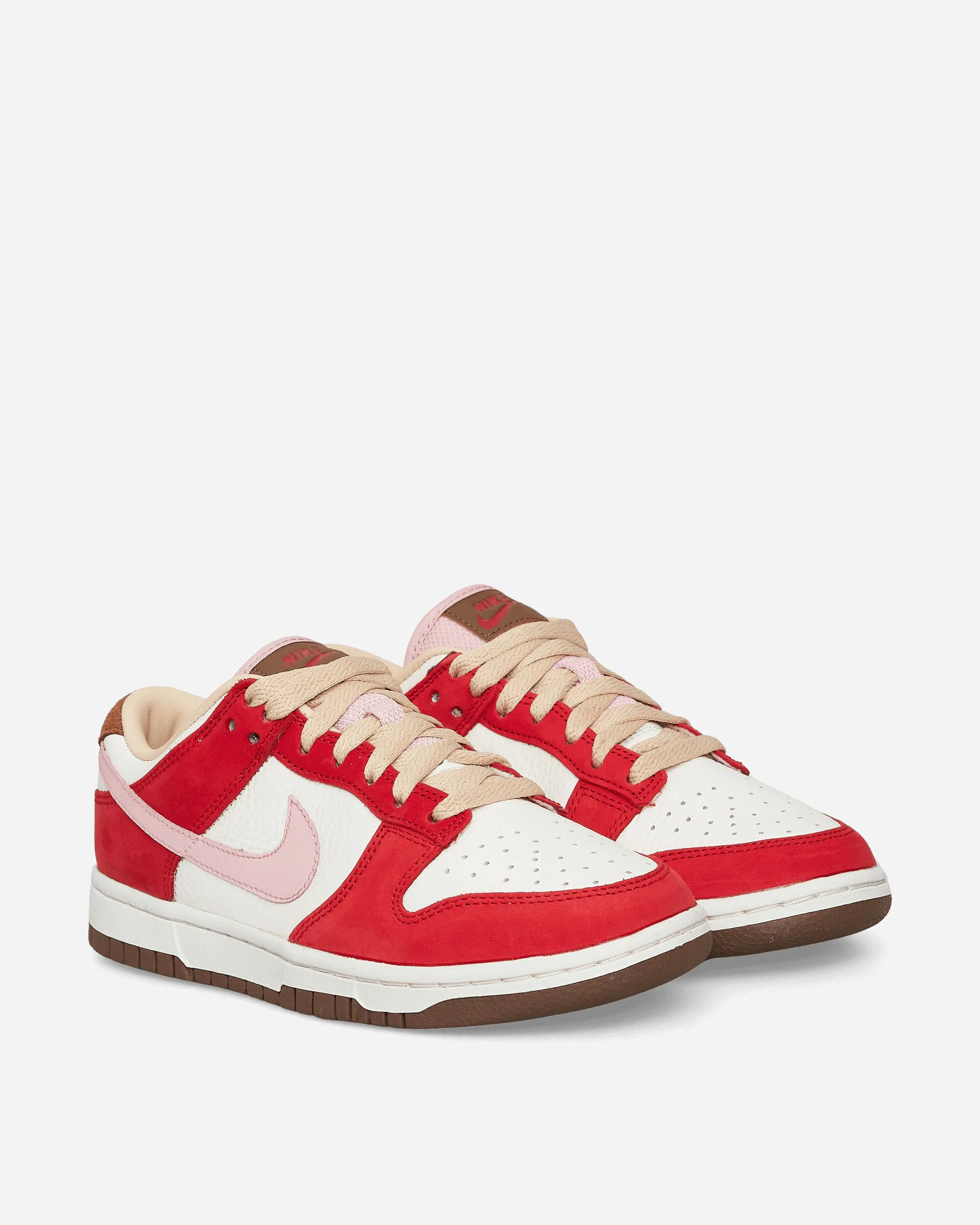 WMNS Dunk Low Sneakers Sport Red / Sheen / Sail