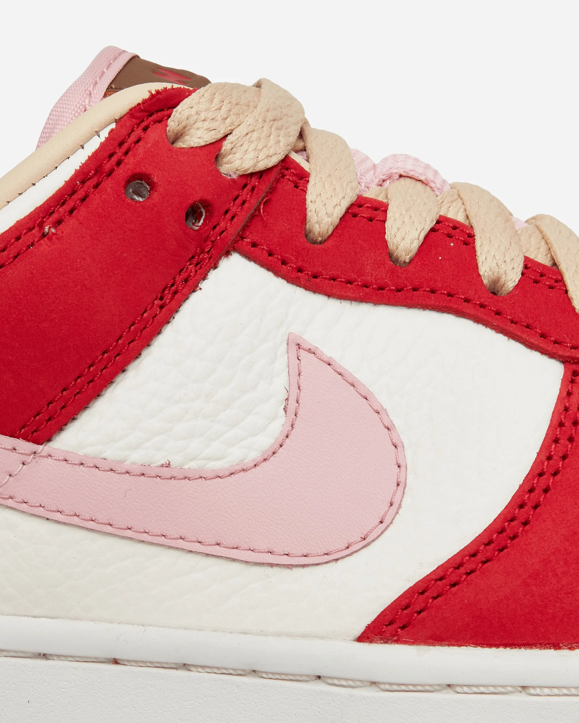 WMNS Dunk Low Sneakers Sport Red / Sheen / Sail