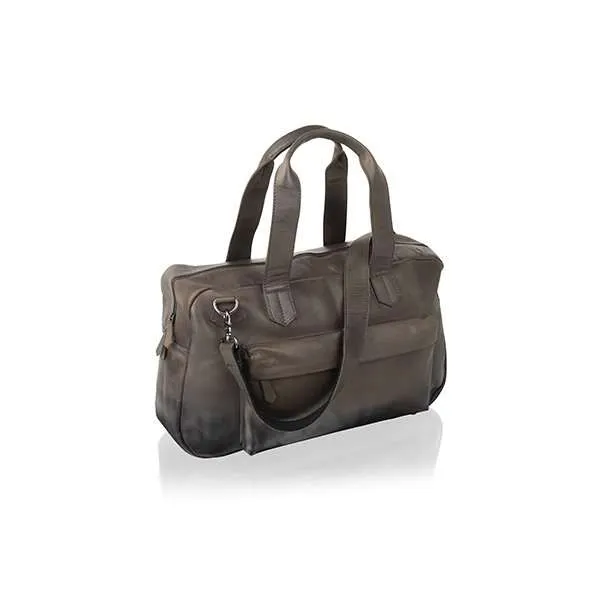  Women’s Leather Travel Holdall Weekend Gym Duffle Bag