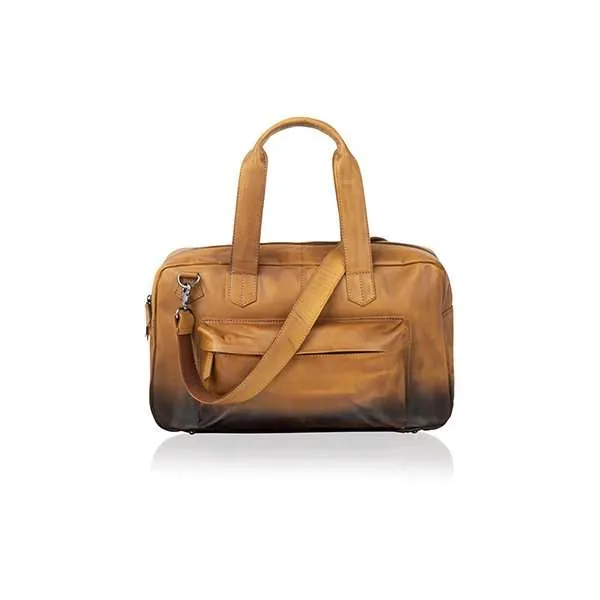  Women’s Leather Travel Holdall Weekend Gym Duffle Bag