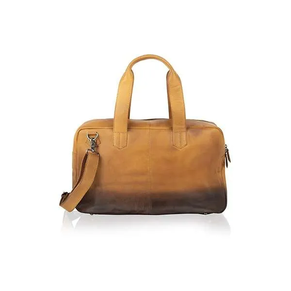  Women’s Leather Travel Holdall Weekend Gym Duffle Bag